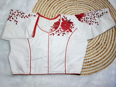 Sathi Creation Boat Neck Women Blouse