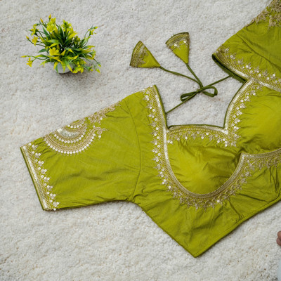 Modern Mughals Sweetheart Neck Women Blouse