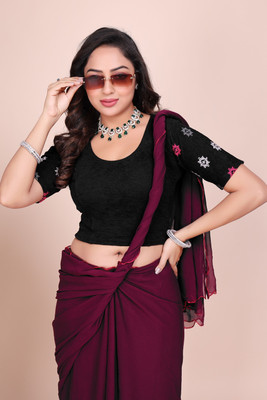 RAMANYA Round Neck Women Blouse