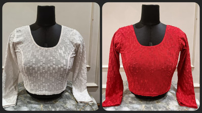 GROWMORE CREATION Round Neck Women Blouse
