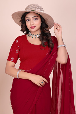 RAMANYA Round Neck Women Blouse