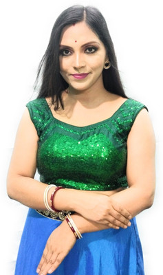 shilpanjali V-Neck Women Blouse