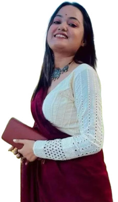 Sathi Creation V-Neck Women Blouse