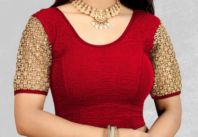 ZINGTROVE Round Neck Women Blouse