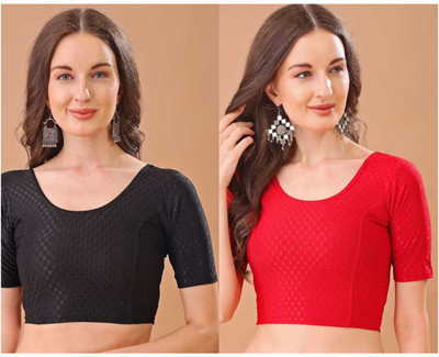 PRIYANKA TEXTILES U-Neck Women Blouse