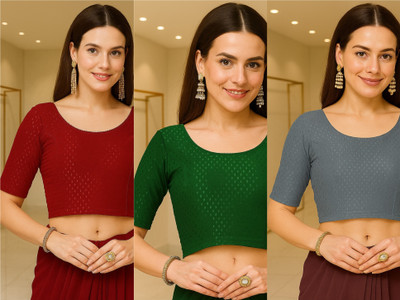 PT PRIYANKA TEXTILES Round Neck Women Blouse