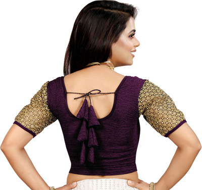 ZINGTROVE Round Neck Women Blouse