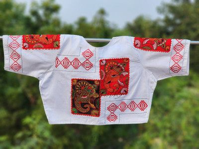SLAGHA Round Neck Women Blouse