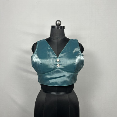 Riwaayatethnics V-Neck Women Blouse