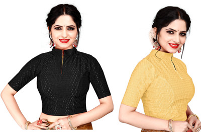 Atibha Fashion Band collar Women Blouse
