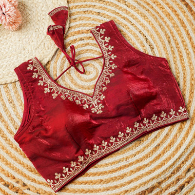Modern Mughals V-Neck Women Blouse
