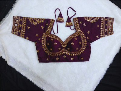 Arpita's Creation Sweetheart Neck Women Blouse