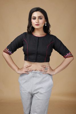 JALPAIBON Round Neck Women Blouse
