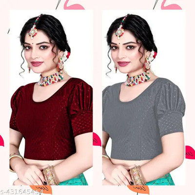 POLLU FASHION HUB Round Neck Women Blouse
