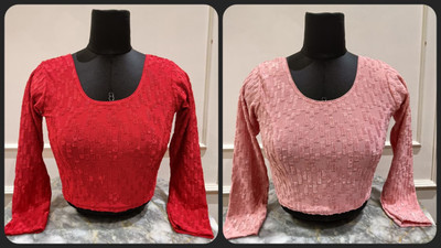 GROWMORE CREATION Round Neck Women Blouse
