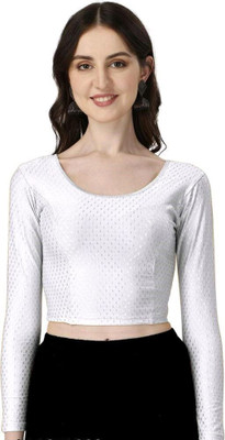 sanket synthetics Round Neck Women Blouse