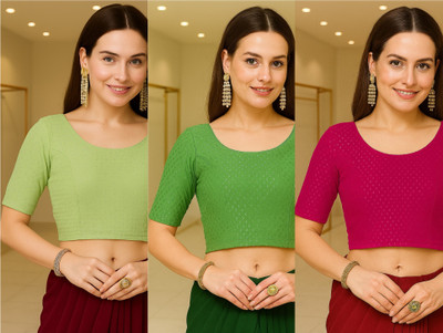 PT PRIYANKA TEXTILES Round Neck Women Blouse