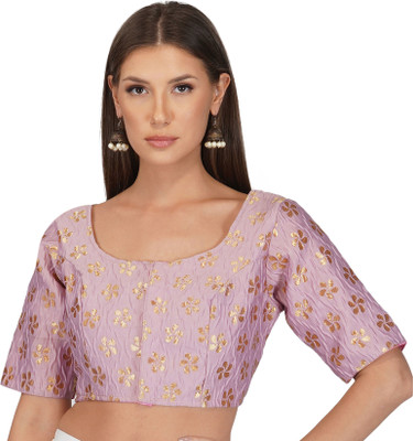 Fressia Fabrics U-Neck Women Blouse