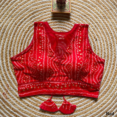 sindhoorhouse V-Neck Women Blouse