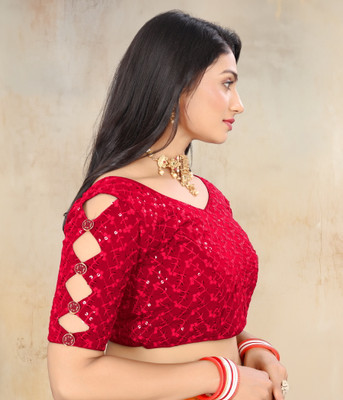 WEARFLORA V-Neck Women Blouse