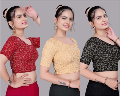 PT PRIYANKA TEXTILES U-Neck Women Blouse
