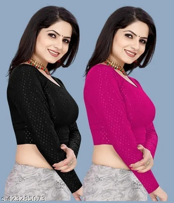 ANUPRIT CREATION Round Neck Women Blouse