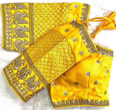 BALAJI COLLECTION Round Neck Women Blouse