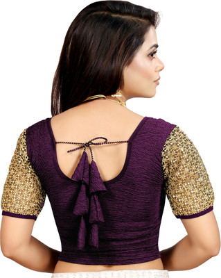 ZINGTROVE Round Neck Women Blouse