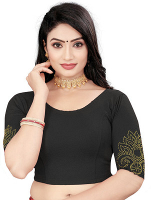PU Fashion U-Neck Women Blouse