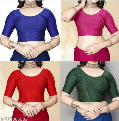 Shri Ji Trader Round Neck Women Blouse