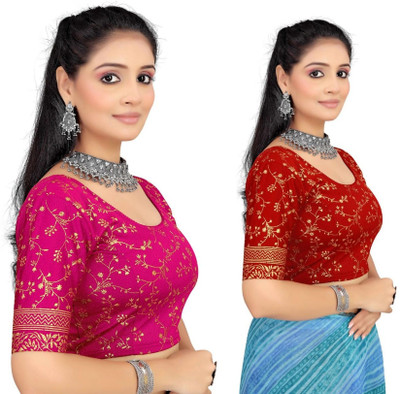 ANUPRIT CREATION U-Neck Women Blouse
