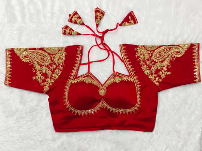 Sathi Creation Sweetheart Neck Women Blouse