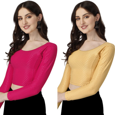 SCUBE DESIGNS Round Neck Women Blouse