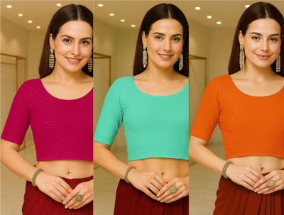 PT PRIYANKA TEXTILES Round Neck Women Blouse