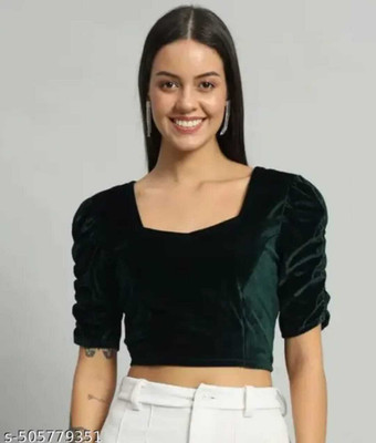 AARZOO FASHION HUB Round Neck Women Blouse