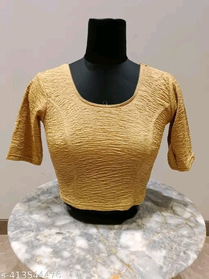 GROWMORE CREATION Round Neck Women Blouse