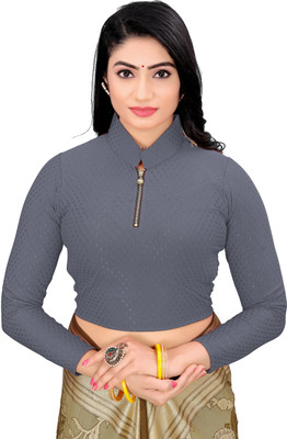 Chandan Tex Fab Band collar Women Blouse