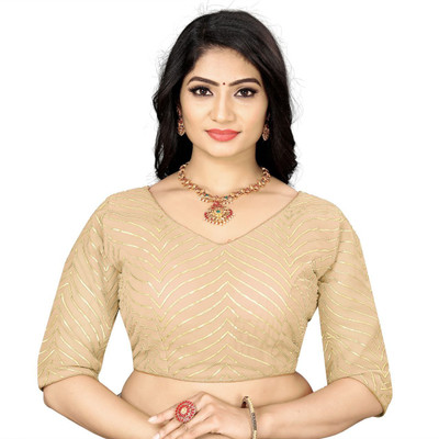 RADHA MADHAV V-Neck Women Blouse
