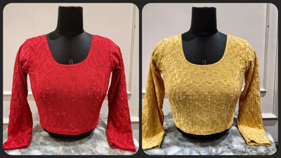 GROWMORE CREATION Round Neck Women Blouse