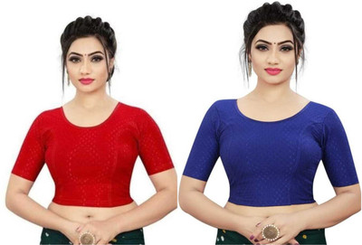 PRIYANKA TEXTILES U-Neck Women Blouse