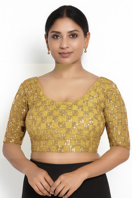 PU Fashion U-Neck Women Blouse