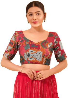 Vamas-The Designer Blouses Boat Neck Women Blouse