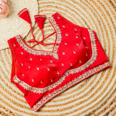 Niraj Creations V-Neck Women Blouse