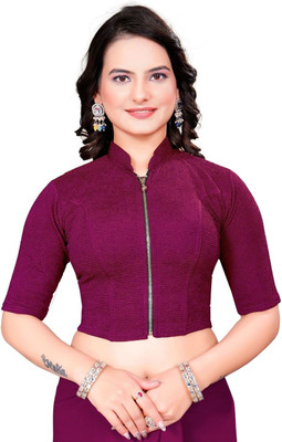 Chandan Tex Fab Band collar Women Blouse