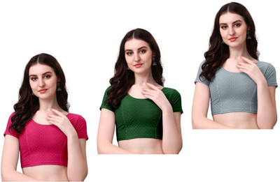 Krishna Enterprise Round Neck Women Blouse
