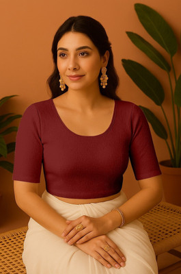 GROWMORE CREATION Round Neck Women Blouse