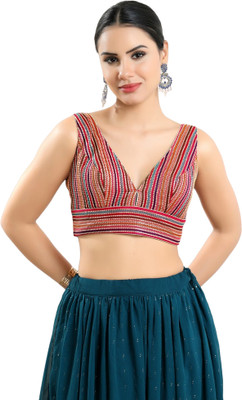 Vamas-The Designer Blouses V-Neck Women Blouse