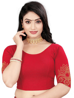PU Fashion U-Neck Women Blouse
