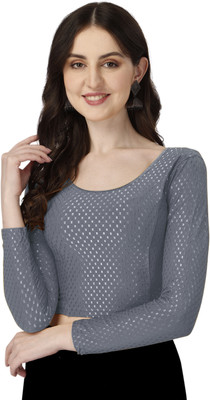 BADGERW INSOME Round Neck Women Blouse