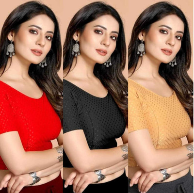 VILEN Round Neck Women Blouse